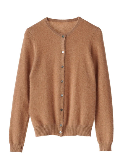| Cashmere Crew Cardigan
