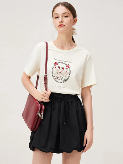 Commuting Printed Casual T-shirt