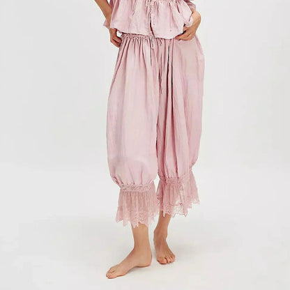 | Lace Lantern Pants