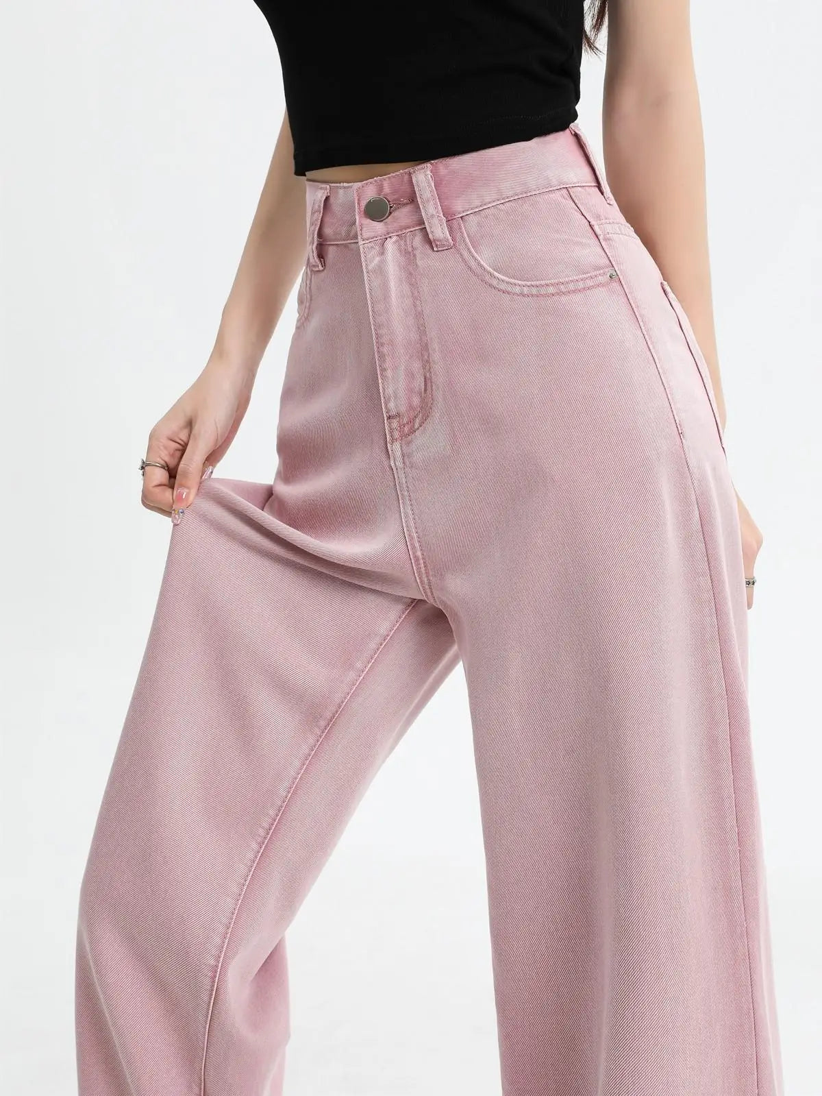 | Pink Denim Jeans