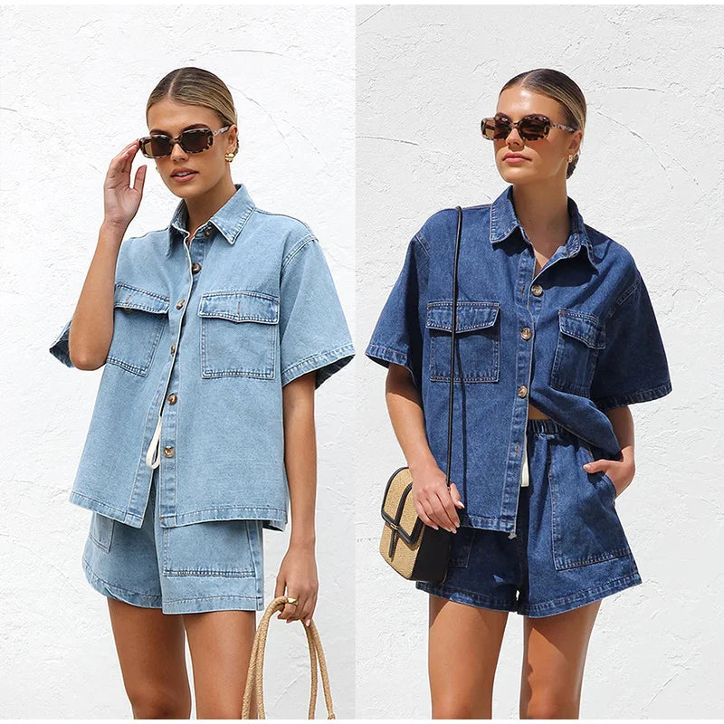 | Denim 2-Piece Set