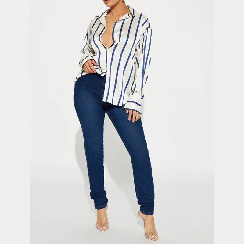 | Satin Stripe Shirt