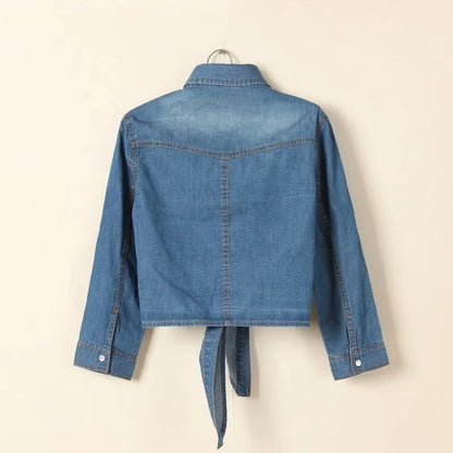 | Denim Crop Top