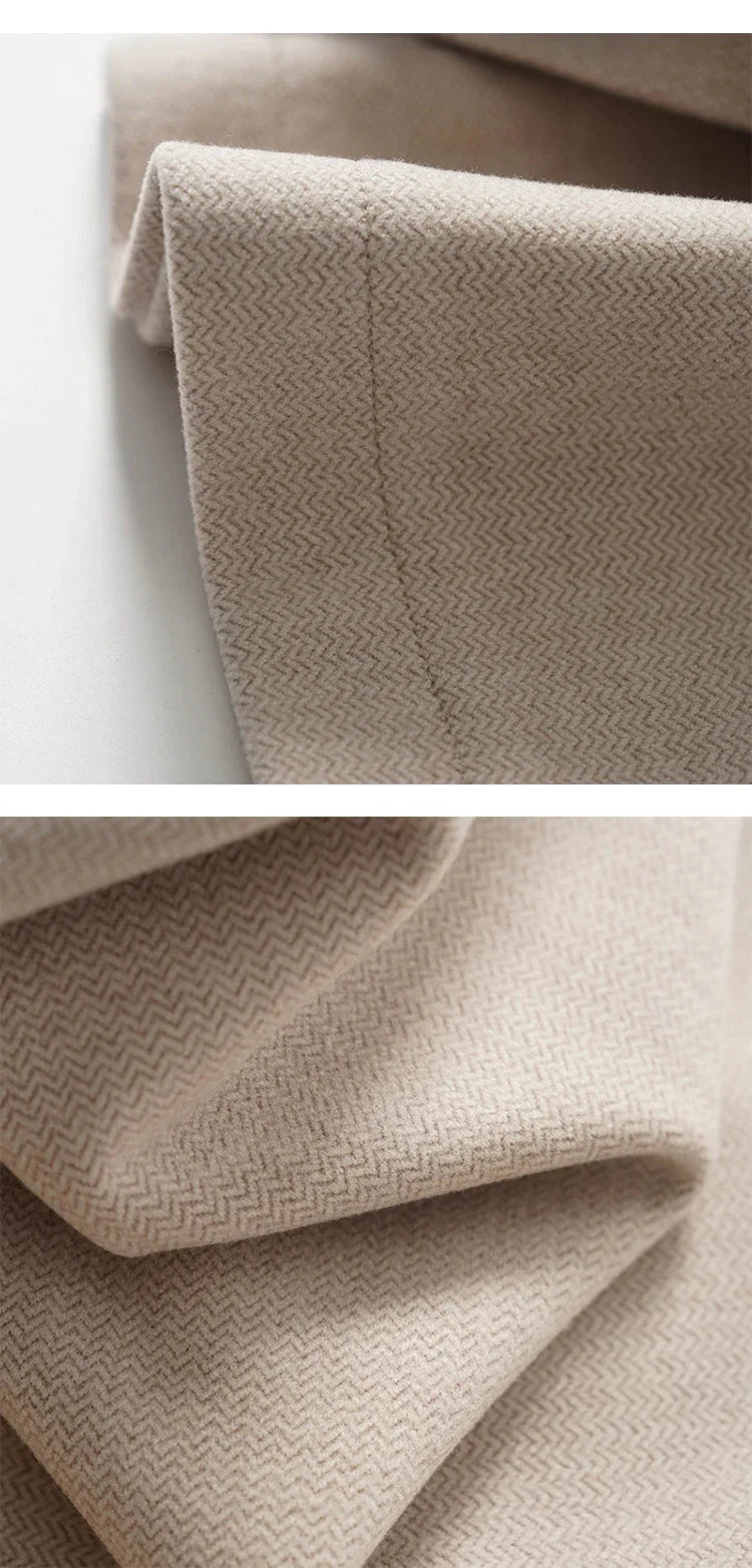 | Wide Leg Wool Trousers