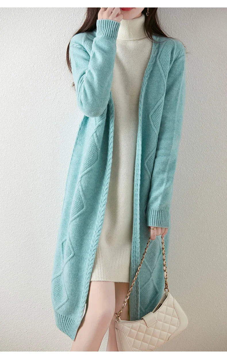 | Cable-Knit Cardigan