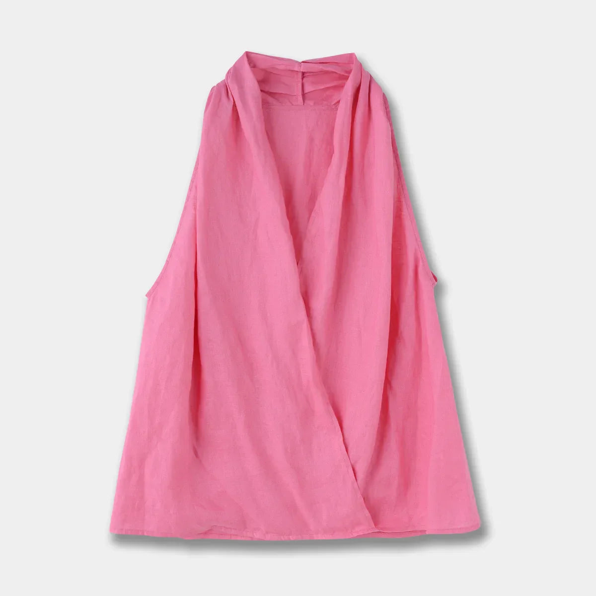 | Drape Linen Vest