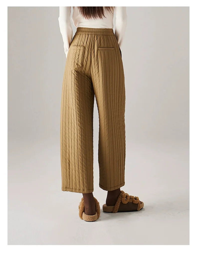 | Cotton Wide-Leg Pants