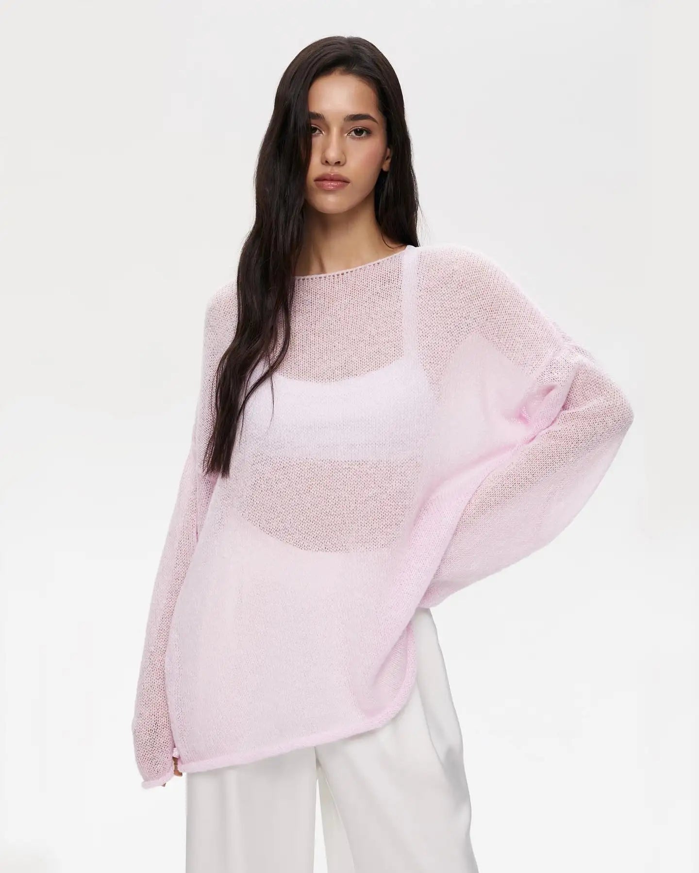 | Relaxed Crewneck Sweater