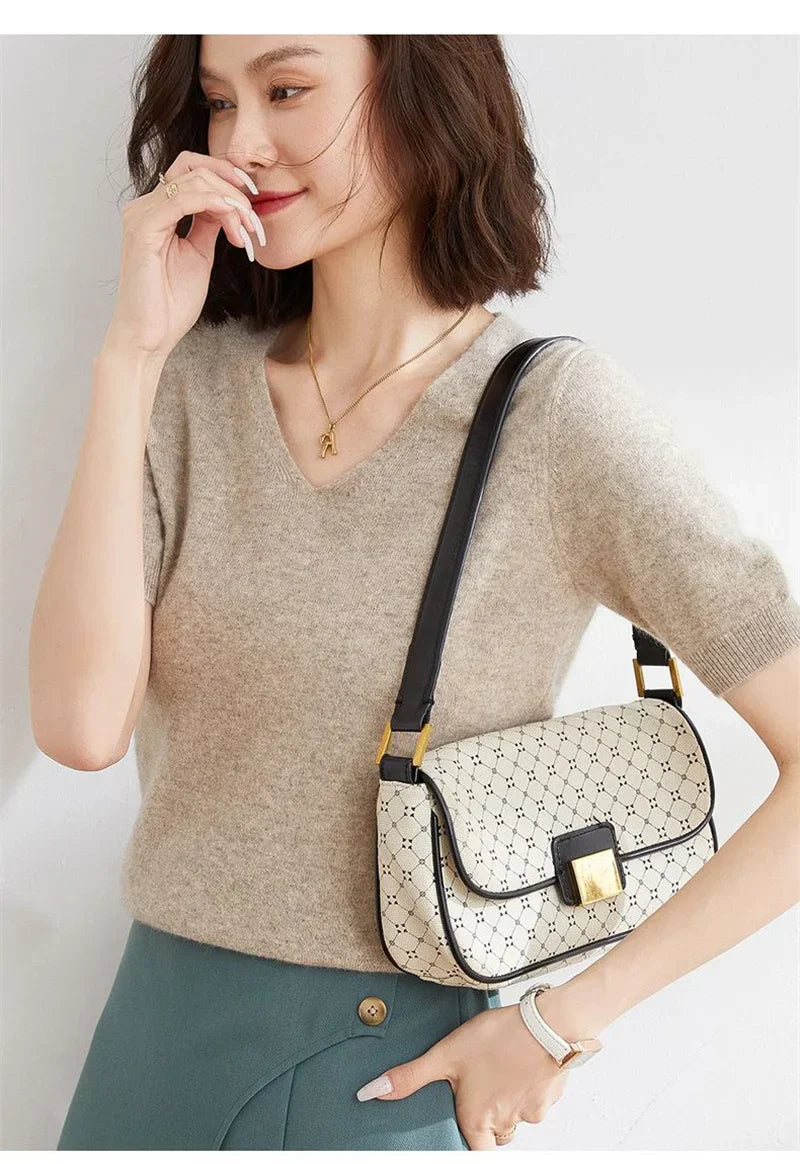 | V-Neck Knit Top