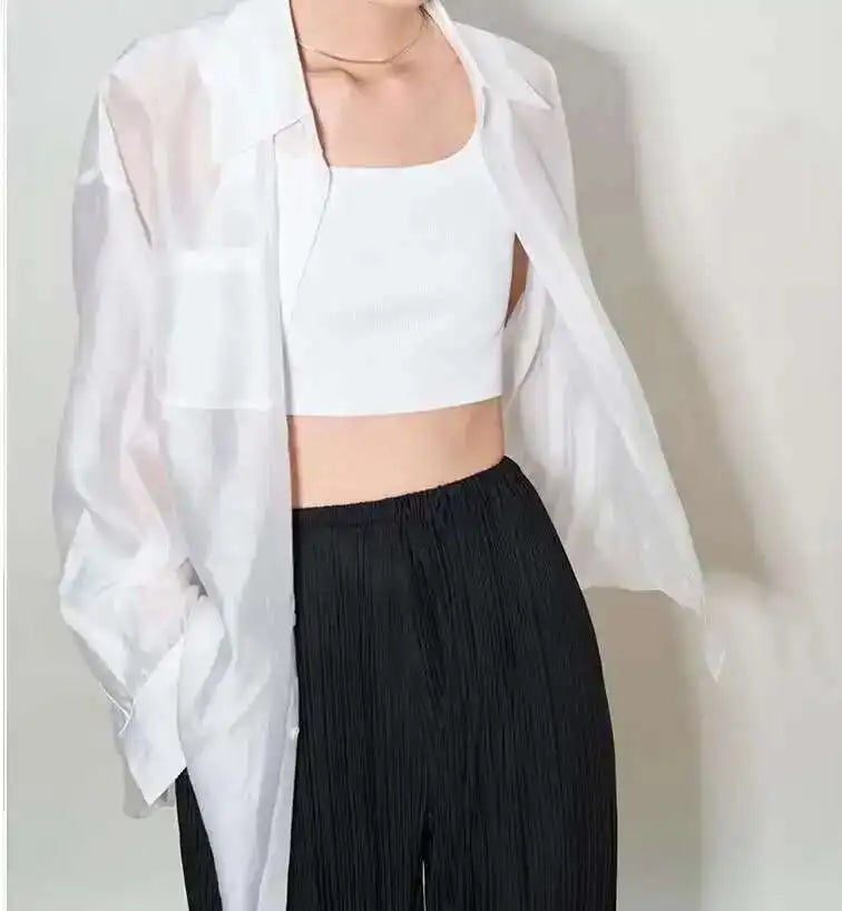 | Silk Poplin Blouse