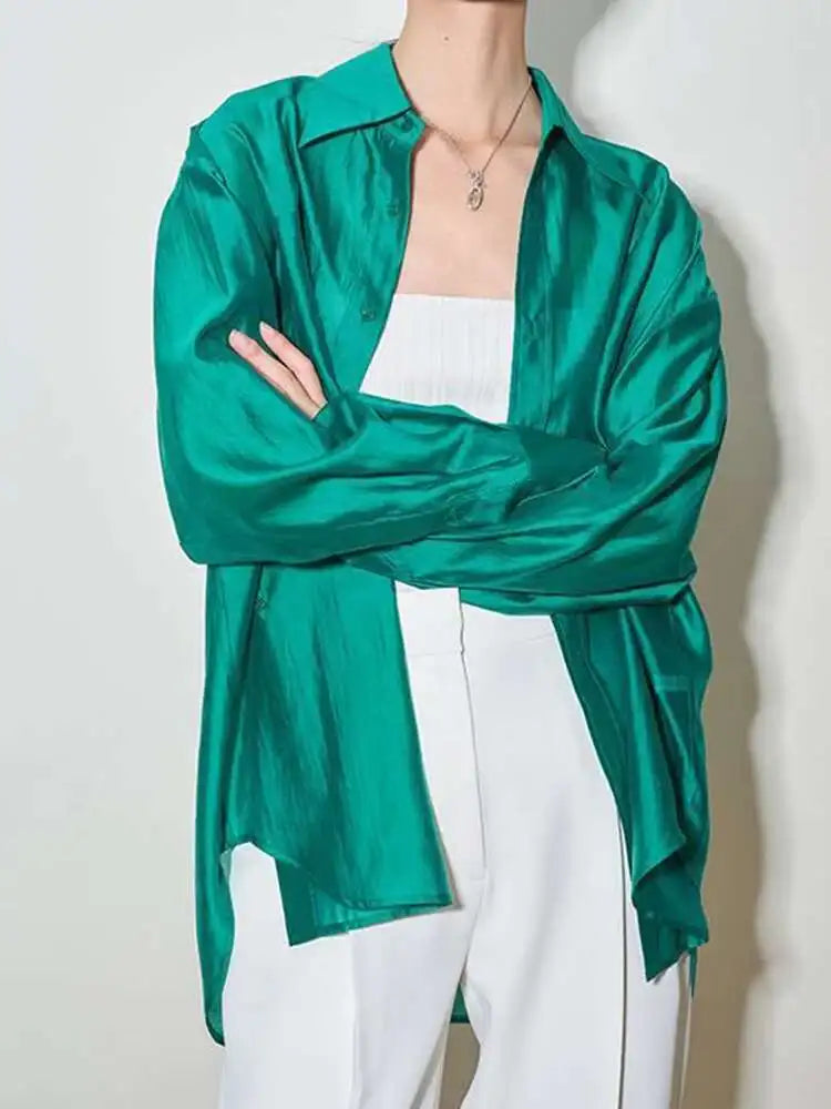 | Silk Poplin Blouse