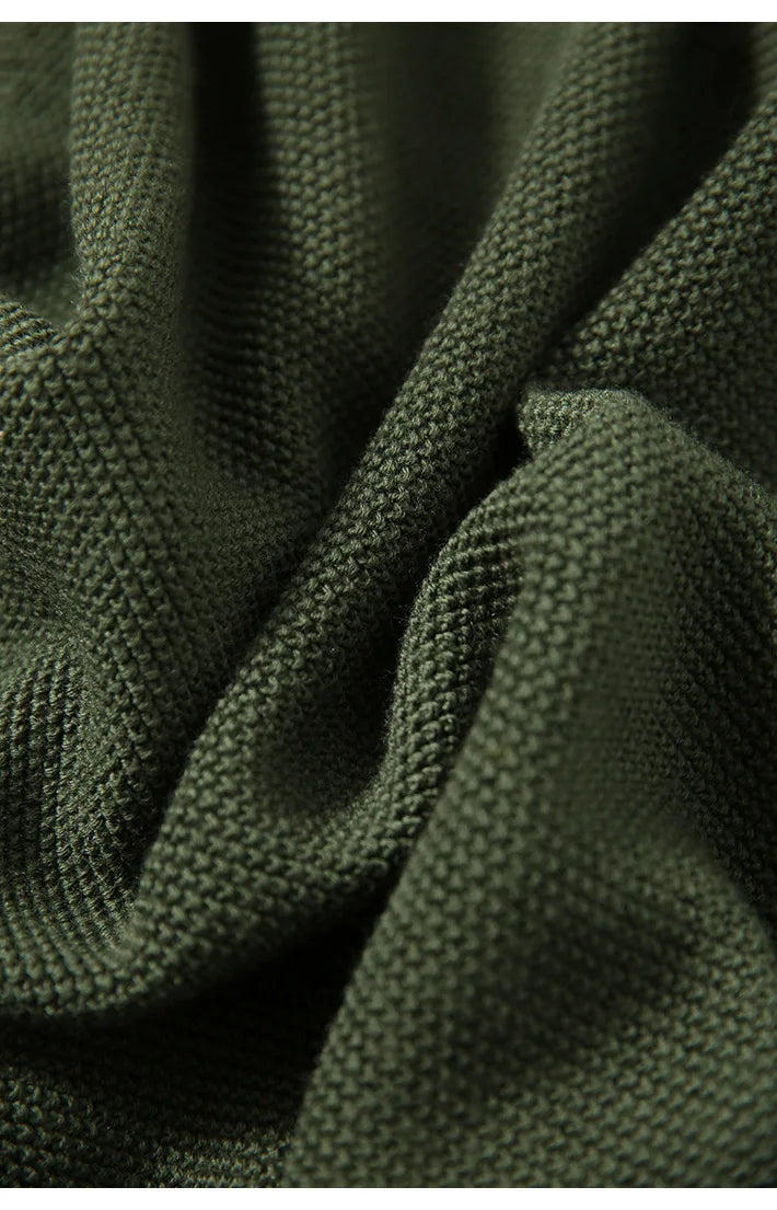 | Wool Zip Cardigan