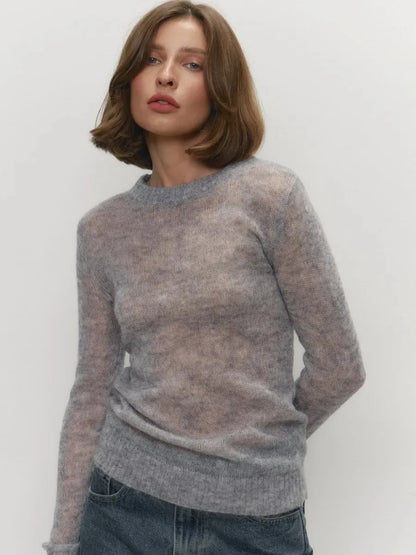 | Mohair Crewneck