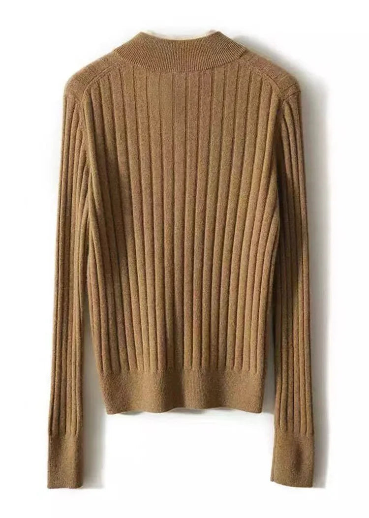 | Ribbed Wool Polo