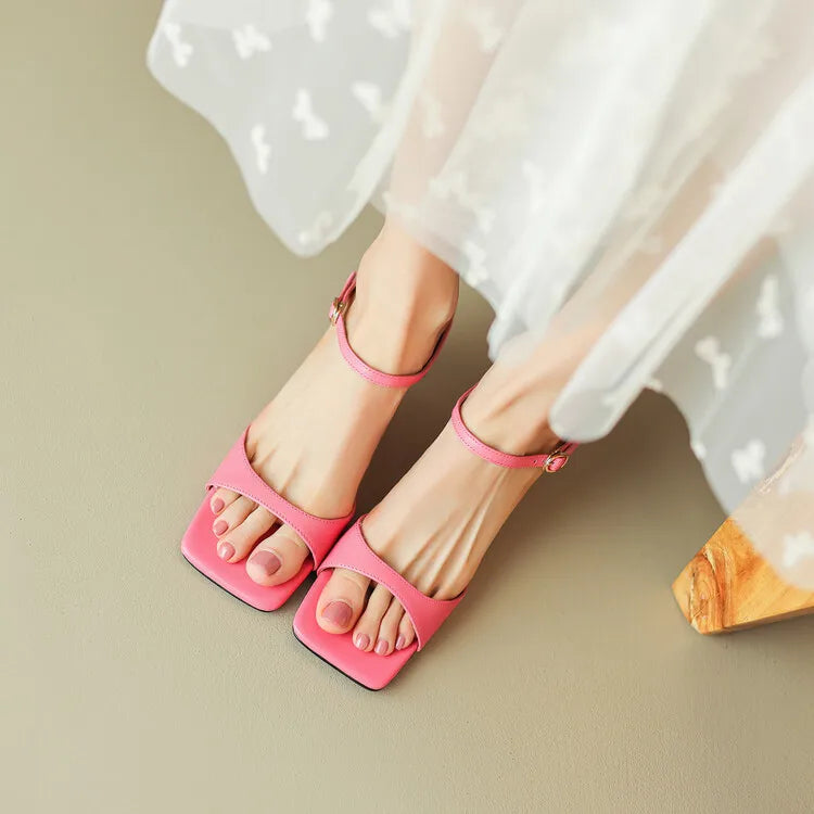 | Leather Heel Mules