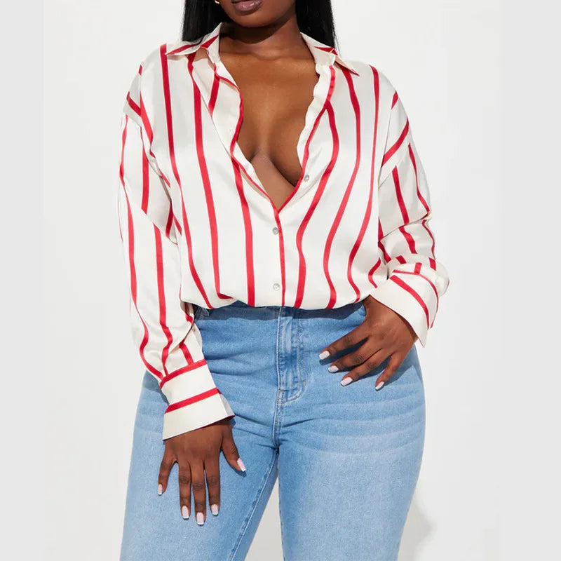 | Satin Stripe Shirt
