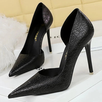 Sequin Cloth Women Pumps - Luxury High Heels for Fashionable Wedding Shoes