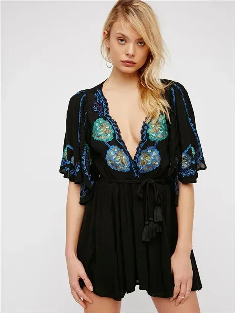 | Mini Dress in Flame Color
