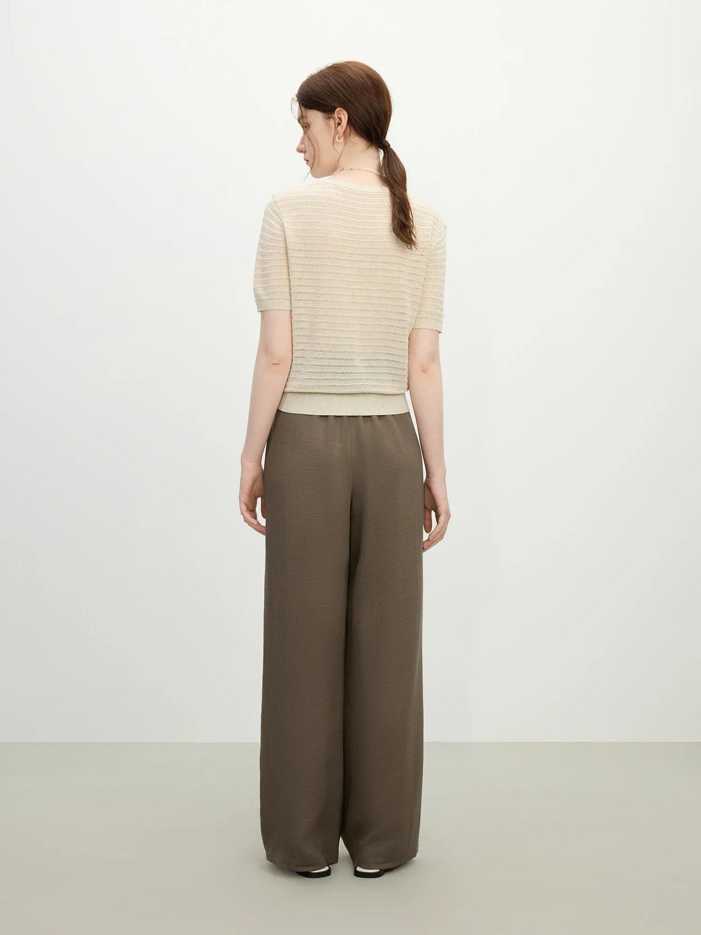 Crochet Knit Linen Vacation Cardigan