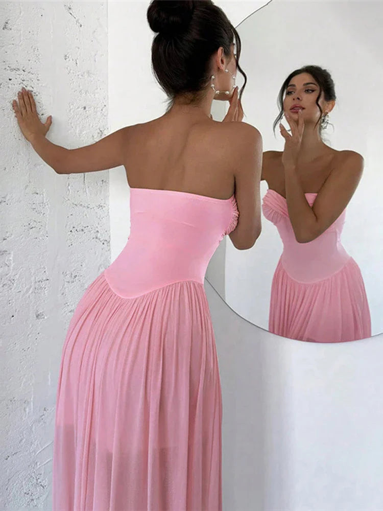 Ribbed Button Knit Bodycon Maxi Dress