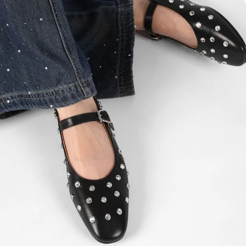 | Studded Mary Janes