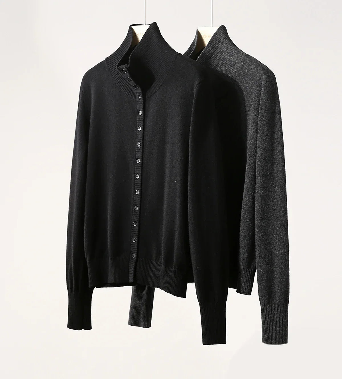 | Cashmere Button Sweater