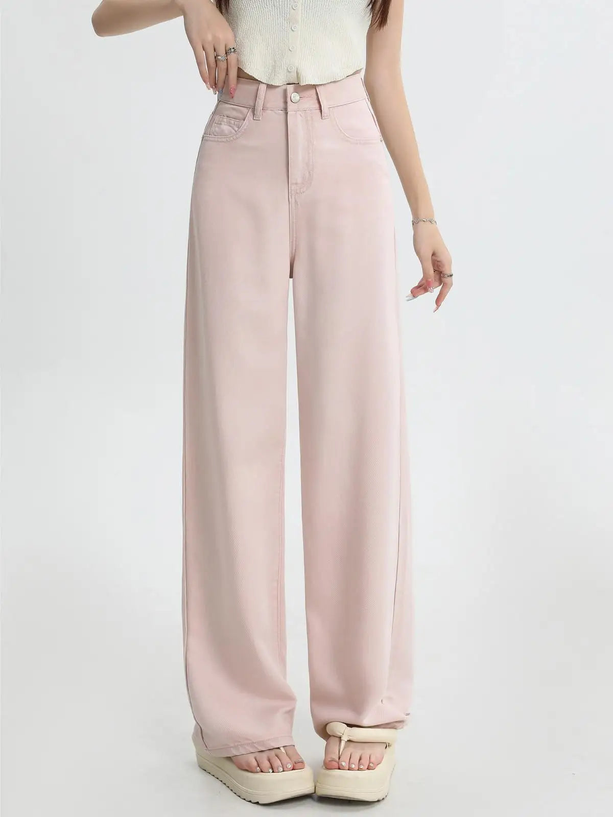| Pink Denim Jeans