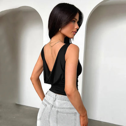 Ribbed OK Gesture Knit Top