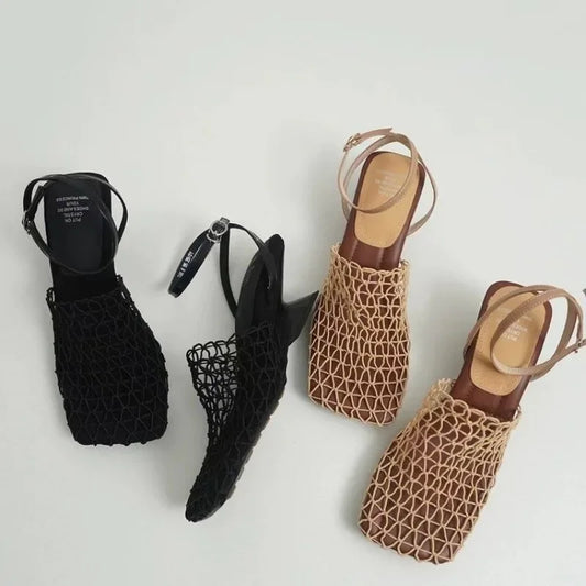 | Mesh Weave Heels
