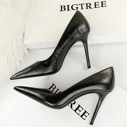 Elegant Retro Banquet High Heels Stilettos for Women