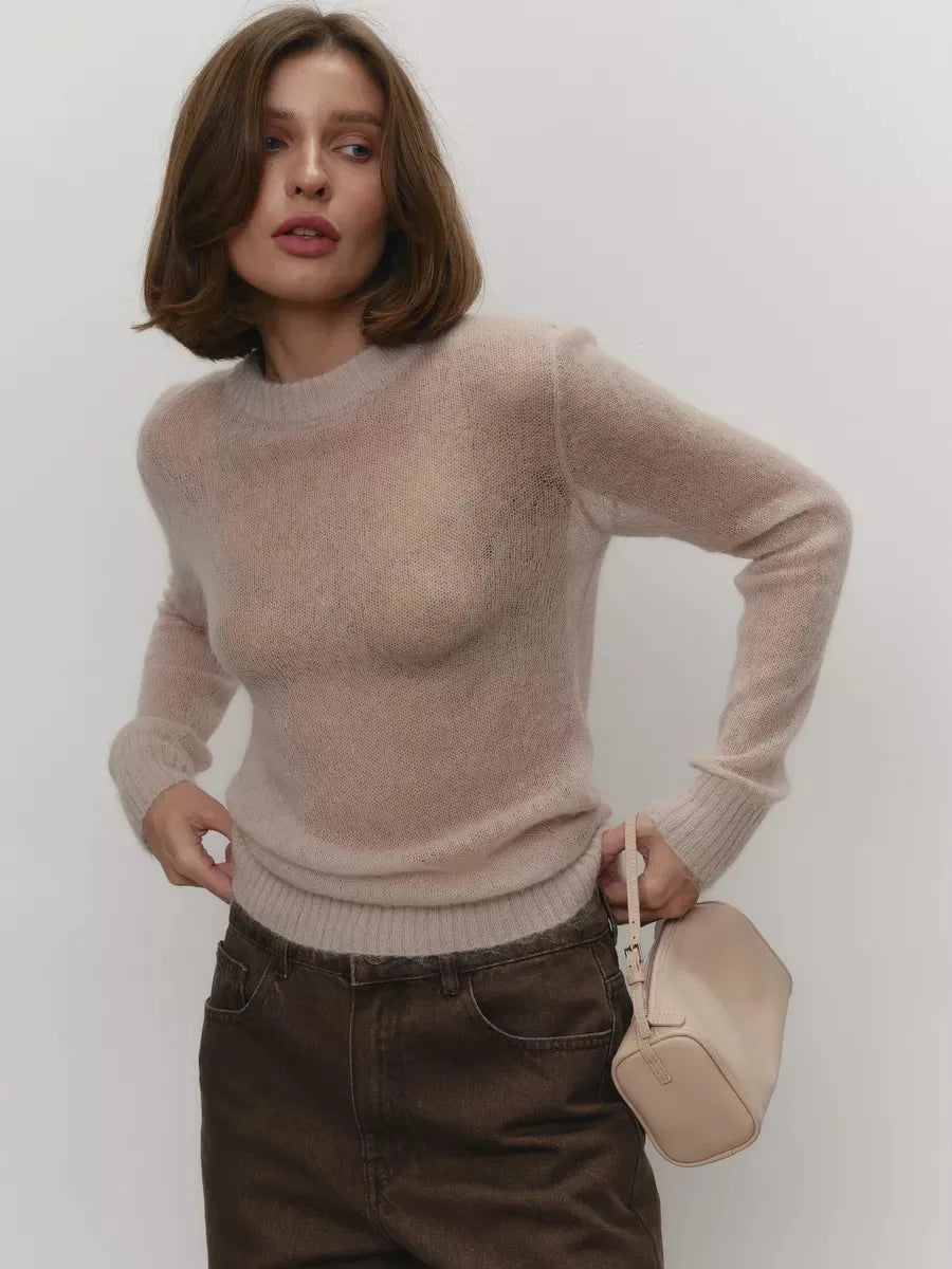 | Mohair Crewneck