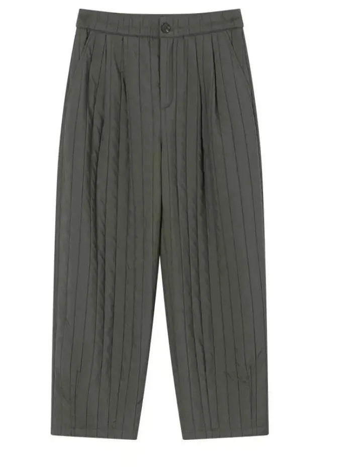 | Cotton Wide-Leg Pants
