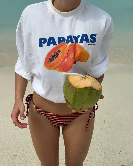 Food Graphic Grunge Oversized T-shirt