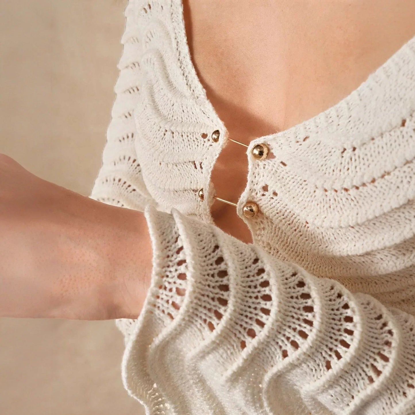 | Open-Knit Dress