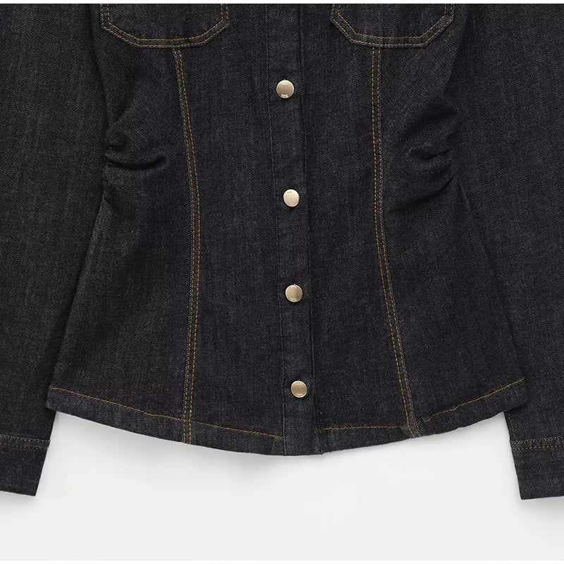 | Button Denim Set