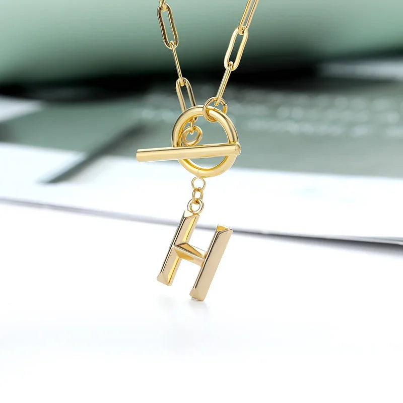 The Initial Toggle Necklace