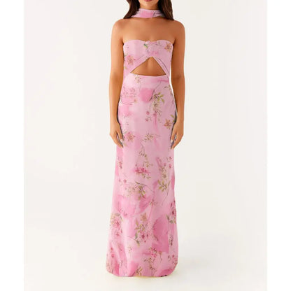 3D Flower Off Shoulder Mermaid Vacation Dress