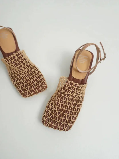| Mesh Weave Heels
