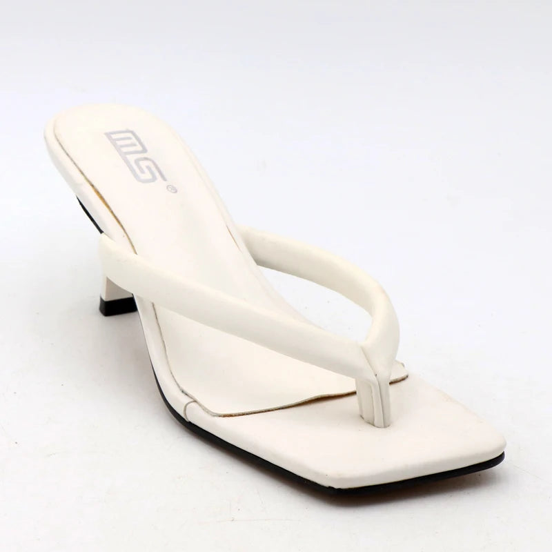 Stylish stiletto heel flip flops for women's summer fashion