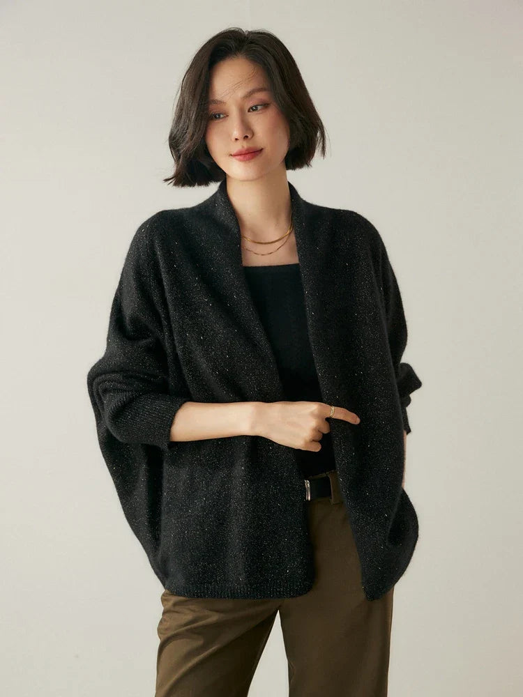 | Cashmere Shawl Sweater