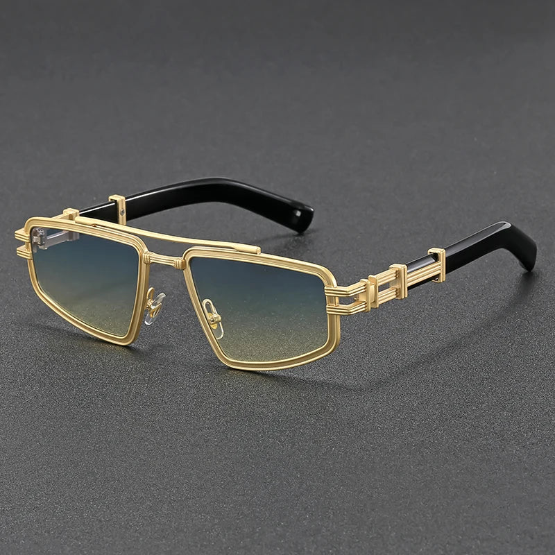 Unisex Retro Full Frame Sunglasses – Stylish UV Protection Shades