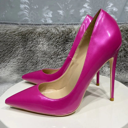 Fusion Pink Pointy Toe High Heel Shoes for Women