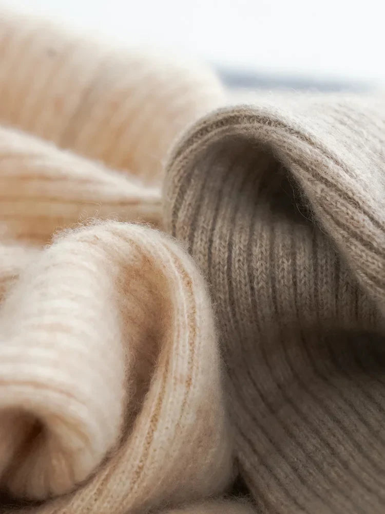 | Wool Knitted Wide Leg Pants