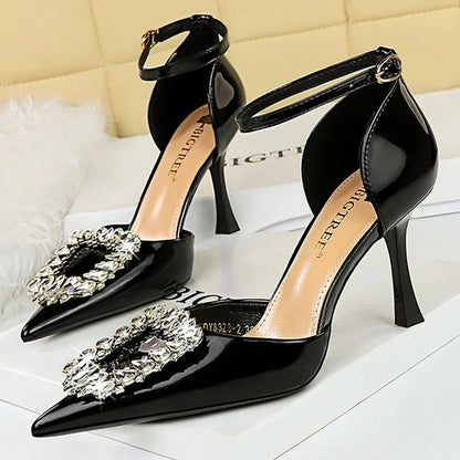 Luxury Women's Sandals Heels for Lady Banquets - Summer Kitten Heels