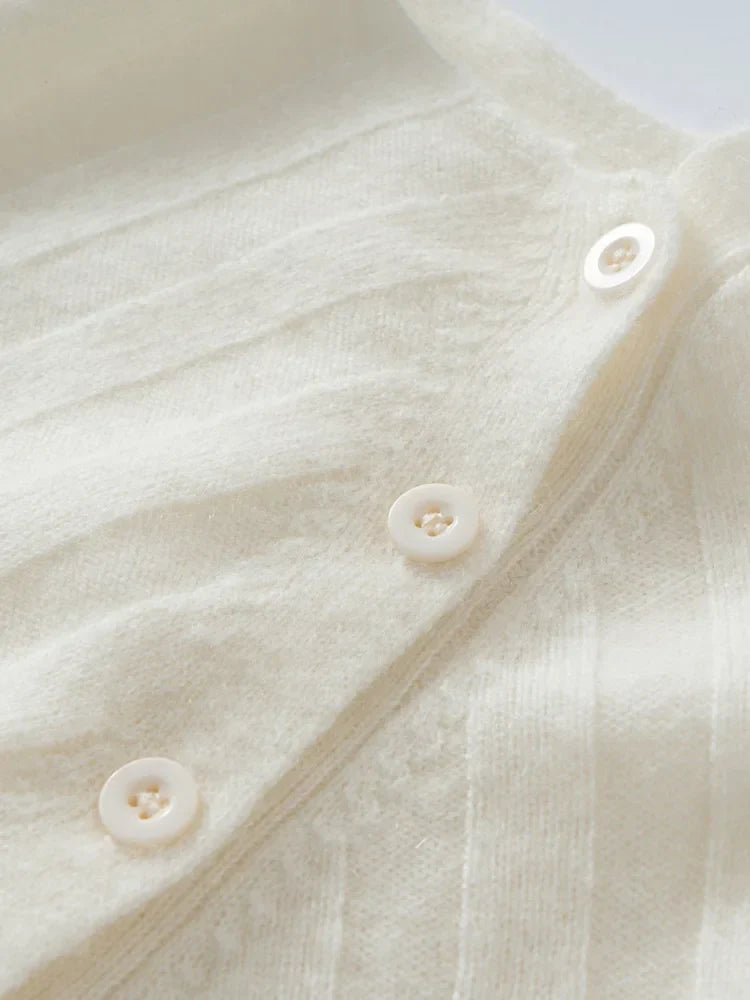 | Buttoned Cashmere Sweater