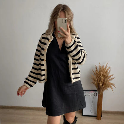 | Linen V-Neck Sleeveless Mini Dress
