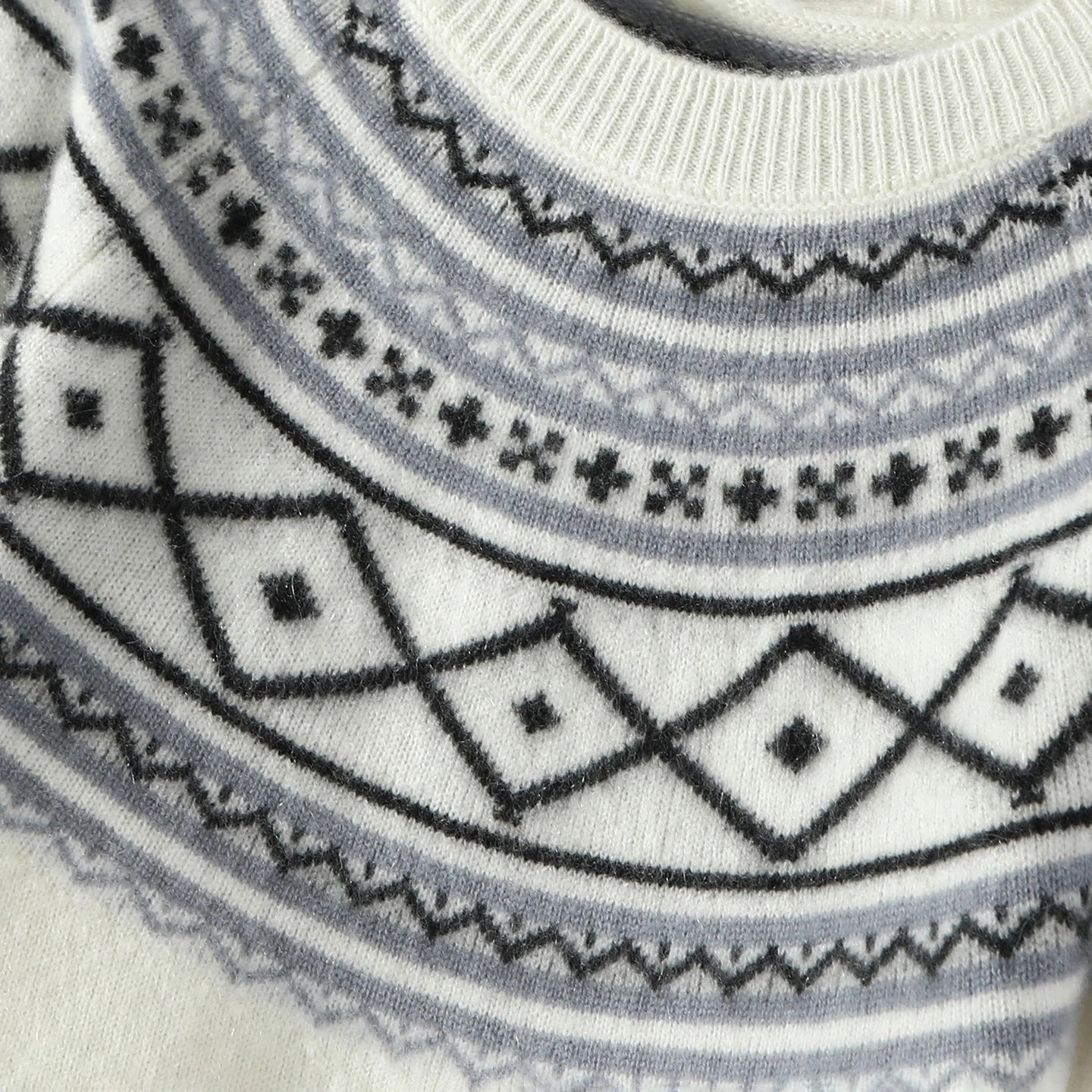 | Alpine Jacquard Cashmere Knit