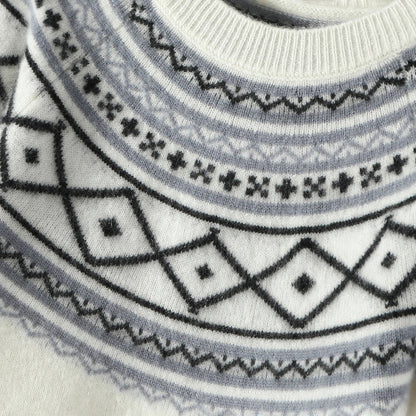 | Alpine Jacquard Cashmere Knit