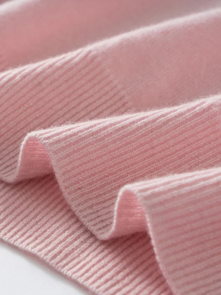 | Cashmere Pullover with Scarf Collar