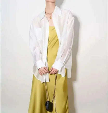 | Silk Poplin Blouse